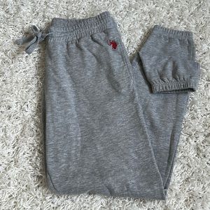 Grey Polo jogger sweat pants